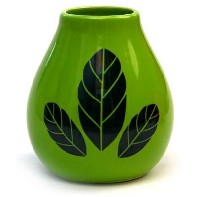 VIVIO Luka Hoja verde 350ml - Tazza in ceramica VIVIO Luka Hoja verde 350ml - Tazza in ceramica