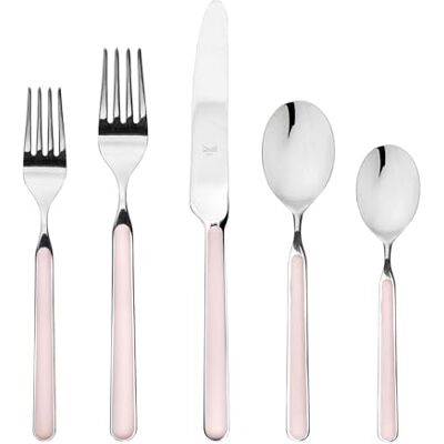 MEPRA Fantasia Servizio Tavola, Rosa Pallido, 20 Pezzi, Acciaio Inossidabile 18/10 MEPRA Fantasia Servizio Tavola, Rosa Pallido, 20 Pezzi, Acciaio Inossidabile 18/10