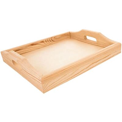 INNSPIRO Vassoio legno di pino massiccio 40 x 30 x 4 cm. INNSPIRO Vassoio legno di pino massiccio 40 x 30 x 4 cm.