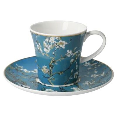 Goebel Tazza da caffè con mandorlo di Vincent van Gogh in Fine Bone China con un volume di 0,15 l, 67-011-81-1 Goebel Tazza da caffè con mandorlo di Vincent van Gogh in Fine Bone China con un volume di 0,15 l, 67-011-81-1