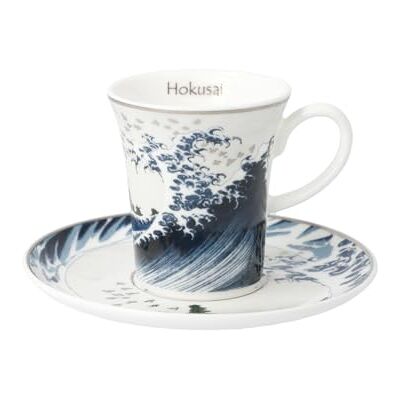 Goebel Tazza da caffè da collezione L'onda II di Katsushika Hokusai in Fine Bone China, 0,1 l, Goebel Tazza da caffè da collezione L'onda II di Katsushika Hokusai in Fine Bone China, 0,1 l,