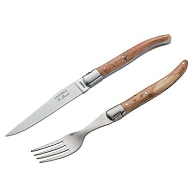 Robert David Wacholderholz Forchetta da Bistecca, Acciaio Inox Robert David Wacholderholz Forchetta da Bistecca, Acciaio Inox