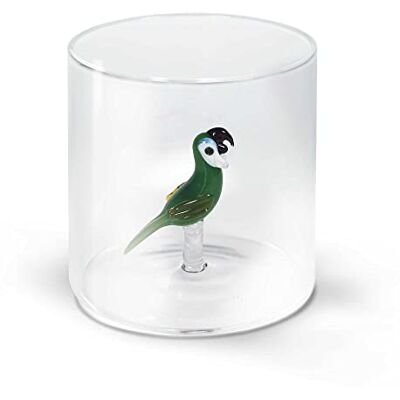 Western Digital Tumbler in borosilicato Modello Monterey Dec.papagallo Western Digital Tumbler in borosilicato Modello Monterey Dec.papagallo