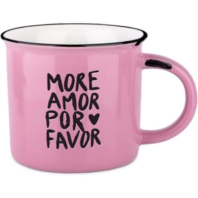 Grafik Werkstatt Grafik-Werkstatt Tazza da caffè vintage Tazza in ceramica da regalare 400 ml More Amor Por Favor Grafik Werkstatt Grafik-Werkstatt Tazza da caffè vintage Tazza in ceramica da regalare 400 ml More Amor Por Favor