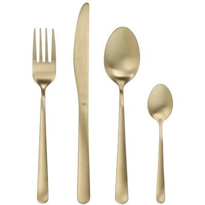 Tognana Element, Servizio 24 posate, acciaio inox 18/0, Champagne Tognana Element, Servizio 24 posate, acciaio inox 18/0, Champagne