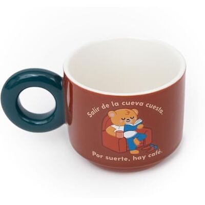 Mr. Wonderful Tazza Impilabile – Uscire dalla Tana è Difficile. Per Fortuna, c’è il Caffè – 330 ml Mr. Wonderful Tazza Impilabile – Uscire dalla Tana è Difficile. Per Fortuna, c’è il Caffè – 330 ml
