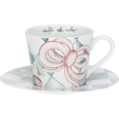 THUN Tazza colazione con piattino in porcellana Incanto di Pasqua Porcellana,tazza/Tasse/cup 8,5x11 cm; piattino/Teller/saucer ⌀ 19 cm THUN Tazza colazione con piattino in porcellana Incanto di Pasqua Porcellana,tazza/Tasse/cup 8,5x11 cm; piattino/Teller/saucer ⌀ 19 cm