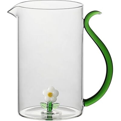 THUN Caraffa in vetro con margherita Borosilicato 1,35 L THUN Caraffa in vetro con margherita Borosilicato 1,35 L