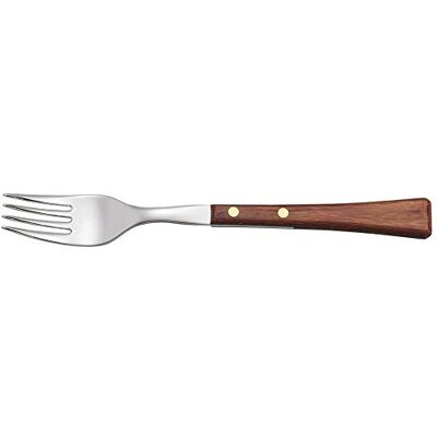 Arcos Serie Manchega, Forchetta Tavola, Manico Legno compresso e acciaio Inossidabile 18/10, 100 mm, Colore Marrone Arcos Serie Manchega, Forchetta Tavola, Manico Legno compresso e acciaio Inossidabile 18/10, 100 mm, Colore Marrone