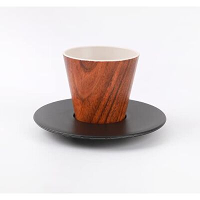 IDRINK ®- Set tazzina, piattino e cucchiaino in RPET Ottimo e simpatico regalo rispettoso del'ecologia (WOOD) IDRINK ®- Set tazzina, piattino e cucchiaino in RPET Ottimo e simpatico regalo rispettoso del'ecologia (WOOD)