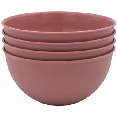 Berlona Set Insalatiere 4x 5 L Plastica impilabili Rosa Berlona Set Insalatiere 4x 5 L Plastica impilabili Rosa