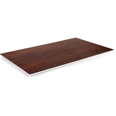 LACOR Vassoio Rettangolare in Legno, Melamina, Senza BPA, 32.5x26.5x1 cm, Impilabile, Lavabile in lavastoviglie, non Adatto per Forno o Microonde LACOR Vassoio Rettangolare in Legno, Melamina, Senza BPA, 32.5x26.5x1 cm, Impilabile, Lavabile in lavastoviglie, non Adatto per Forno o Microonde