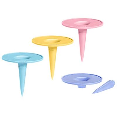 Lurch Set di 4 sottobicchieri per bevande e snack, in plastica Lurch Set di 4 sottobicchieri per bevande e snack, in plastica