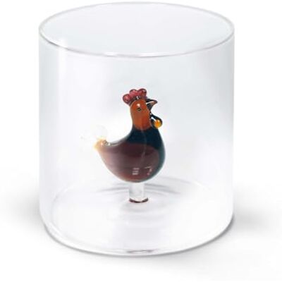 Western Digital Tumbler borosilicato Linea Monterey dec. gallina Western Digital Tumbler borosilicato Linea Monterey dec. gallina