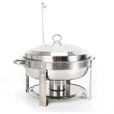 SHZICMY Serbatoio da 7,5 l, in acciaio inox, per buffet, per zuppe, scaldamuscoli, per catering, feste SHZICMY Serbatoio da 7,5 l, in acciaio inox, per buffet, per zuppe, scaldamuscoli, per catering, feste