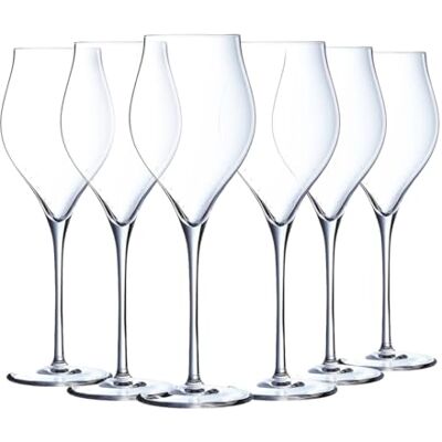 Chef & Sommelier Chef&Sommelier Collezione Exaltation – Set da 6 calici flute da champagne 30 cl in vetro trasparente – per champagne, prosecco, spumante e aperitivo – lavabili in lavastoviglie, fabbricati in Francia Chef & Sommelier Chef&Sommelier Collezione Exaltation – Set da 6 calici flute da champagne 30 cl in vetro trasparente – per champagne, prosecco, spumante e aperitivo – lavabili in lavastoviglie, fabbricati in Francia