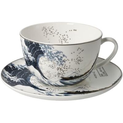 Goebel Tazza da caffè al latte Katsushika Hokusai L'onda Artis Orbis Goebel Tazza da caffè al latte Katsushika Hokusai L'onda Artis Orbis