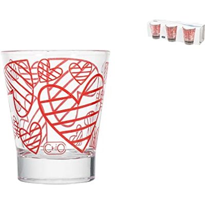 Home Chio Bicchieri Liquore Joy, Vetro, 8.5 Cl, 6 Pezzi Home Chio Bicchieri Liquore Joy, Vetro, 8.5 Cl, 6 Pezzi