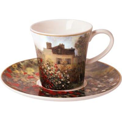 Goebel Tazza da caffè La casa dell'artista di Claude Monet in Fine Bone China con un volume di 0,15 l Goebel Tazza da caffè La casa dell'artista di Claude Monet in Fine Bone China con un volume di 0,15 l