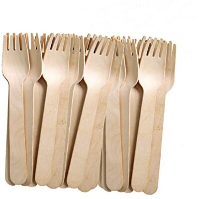 Posate Monouso in Legno Parence - 15cm Posate Monouso in Legno Parence - 15cm