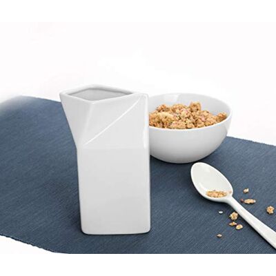 Holst Porzellan 'Holst versatore 0,50 l in Porcellana Latte Bags, Bianco, 7.5 x 7.7 x 15 cm Holst Porzellan 'Holst versatore 0,50 l in Porcellana Latte Bags, Bianco, 7.5 x 7.7 x 15 cm