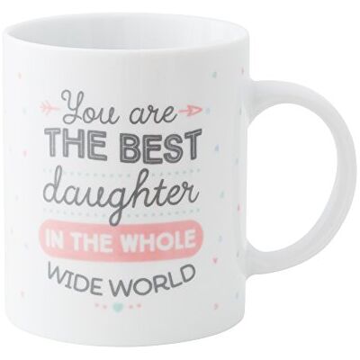 Mr. Wonderful Tazza, Porcellana, Bianco, 10x15x10 cm Mr. Wonderful Tazza, Porcellana, Bianco, 10x15x10 cm
