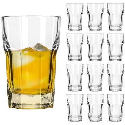Set di 12 bicchieri highball Libbey Gibraltar - Resistenti agli urti Set di 12 bicchieri highball Libbey Gibraltar - Resistenti agli urti