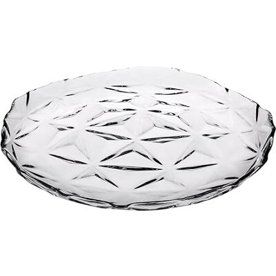 Pasabahce Estrella Set 6 Piatti Frutta in Vetro, 20cm, Trasparenti, Design Moderno ed Elegante Pasabahce Estrella Set 6 Piatti Frutta in Vetro, 20cm, Trasparenti, Design Moderno ed Elegante