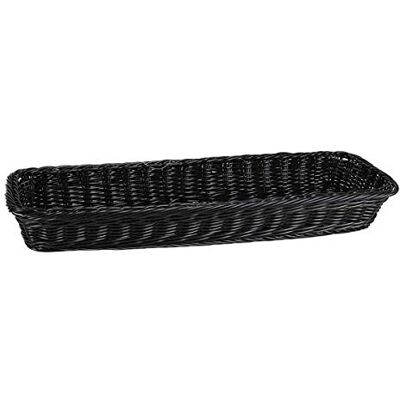Stock Cash Vassoio PP GN2/4, Nero, 53 x 16.2 x 6.5 cm, Vimini Stock Cash Vassoio PP GN2/4, Nero, 53 x 16.2 x 6.5 cm, Vimini