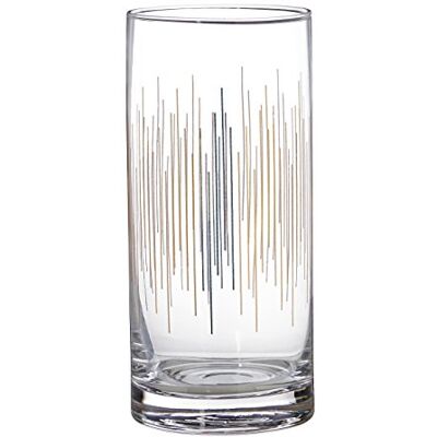 PREMIER Housewares Bicchieri da cocktail Martini con linee dorate, bicchieri da whisky, set da 4 bicchieri da cocktail 15 x 7 x 7 cm PREMIER Housewares Bicchieri da cocktail Martini con linee dorate, bicchieri da whisky, set da 4 bicchieri da cocktail 15 x 7 x 7 cm