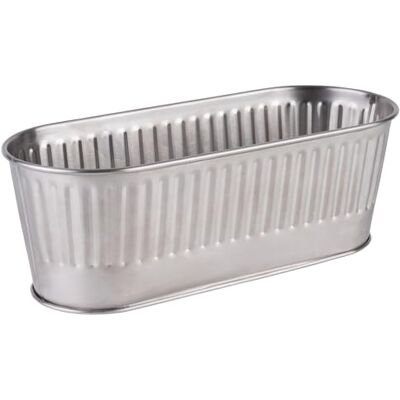 APS Vassoio/cestino per posate, cestino per pane, cestino per piante, 29,5 x 12 cm, altezza 10 cm, 2 litri, acciaio inox, nero APS Vassoio/cestino per posate, cestino per pane, cestino per piante, 29,5 x 12 cm, altezza 10 cm, 2 litri, acciaio inox, nero