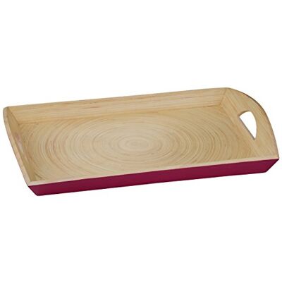 PREMIER Housewares Kyoto Vassoio da portata, in bambù, colore: lampone, 30 x 45 x 7 cm PREMIER Housewares Kyoto Vassoio da portata, in bambù, colore: lampone, 30 x 45 x 7 cm