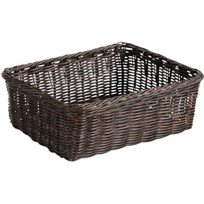 Kesper Cestino per il pane in rete di plastica, 32 x 26 x 11 cm, colore: Marrone/Nero Kesper Cestino per il pane in rete di plastica, 32 x 26 x 11 cm, colore: Marrone/Nero