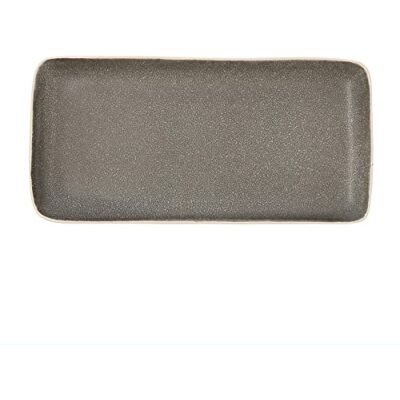 Bidasoa Gio Vassoio Rettangolare Ceramica 28x14cm Grigio Bidasoa Gio Vassoio Rettangolare Ceramica 28x14cm Grigio