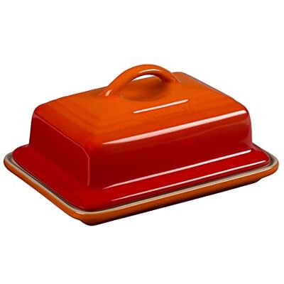 LE CREUSET Portaburro in Gres Vetrificato, 900 g, 17 x 12.5 x 9 cm, Arancio LE CREUSET Portaburro in Gres Vetrificato, 900 g, 17 x 12.5 x 9 cm, Arancio