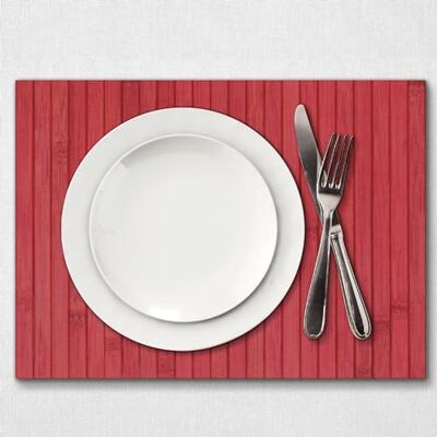 Comart Tovagliette Americane Bamboo Set 4 30x45 cm Bordeaux Colazione Set 4 Tovagliette, Lavabili, Resistenti al Calore, Eleganti Sottopiatti, Eco-friendly in Bambù, per Colazione, Pranzo, Cena Comart Tovagliette Americane Bamboo Set 4 30x45 cm Bordeaux Colazione Set 4 Tovagliette, Lavabili, Resistenti al Calore, Eleganti Sottopiatti, Eco-friendly in Bambù, per Colazione, Pranzo, Cena
