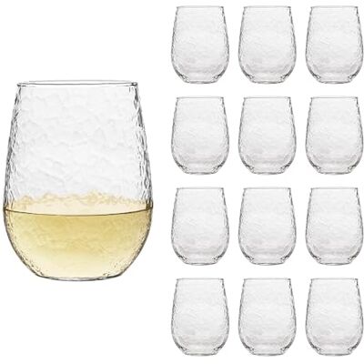 Set di 12 bicchieri da vino Libbey -SENZA TIGE- Set di 12 bicchieri da vino Libbey -SENZA TIGE-