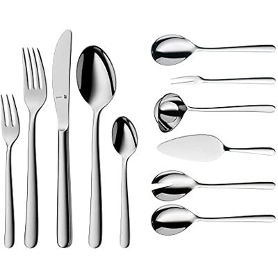 WMF Set di Posate Kult per più Persone, costituito da Diversi Elementi, Acciaio Inox, Acciaio Inox, 66-Teilig WMF Set di Posate Kult per più Persone, costituito da Diversi Elementi, Acciaio Inox, Acciaio Inox, 66-Teilig