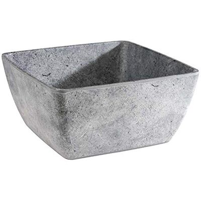 APS Ciotola "ELEMENT", in melamina, 3,8 l, 25 x 25 x 12 cm, colore: Grigio APS Ciotola "ELEMENT", in melamina, 3,8 l, 25 x 25 x 12 cm, colore: Grigio