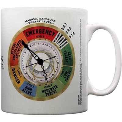 Pyramid Tazza per caffè/tè, motivo Animali fantastici (livello di minaccia), in confezione ufficiale, in ceramica, multicolore, capacità: 315 ml Pyramid Tazza per caffè/tè, motivo Animali fantastici (livello di minaccia), in confezione ufficiale, in ceramica, multicolore, capacità: 315 ml