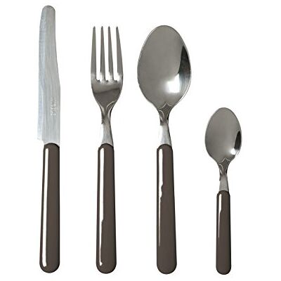 Excelsa Fashion Servizio 24 Posate, Acciaio Inossidabile, Grigio Excelsa Fashion Servizio 24 Posate, Acciaio Inossidabile, Grigio