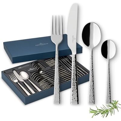Villeroy & Boch Blacksmith Servizio di Posate per 6 persone, 24 Pezzi, Acciaio Villeroy & Boch Blacksmith Servizio di Posate per 6 persone, 24 Pezzi, Acciaio