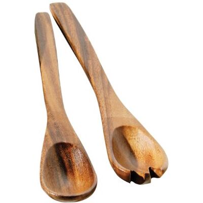 PREMIER Housewares Posate da Insalata Socorro Legno di Acacia PREMIER Housewares Posate da Insalata Socorro Legno di Acacia