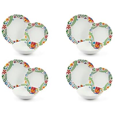 Excelsa - Fiesta - Multicolor - Porcellana - Set da tavola Excelsa - Fiesta - Multicolor - Porcellana - Set da tavola