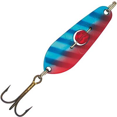Kuusamon Uistin Räänen Ul Cucchiaio Draw con Perla, 40/6, R/Blu/R-S Kuusamon Uistin Räänen Ul Cucchiaio Draw con Perla, 40/6, R/Blu/R-S
