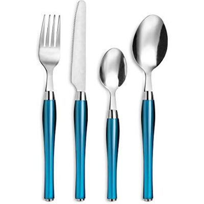 Posate Amefa PURITY - Set da 24 pezzi, blu, per 6 persone Posate Amefa PURITY - Set da 24 pezzi, blu, per 6 persone