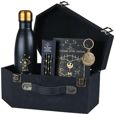 Pyramid Nightmare Before Christmas Jack Skellington Premium gift set Unisex Fan Package nero/oro Pyramid Nightmare Before Christmas Jack Skellington Premium gift set Unisex Fan Package nero/oro