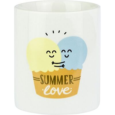 Mr. Wonderful Tazza, Porcellana, Bianco, 8.5x12x10 cm Mr. Wonderful Tazza, Porcellana, Bianco, 8.5x12x10 cm