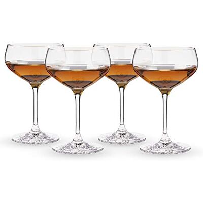 Spiegelau & Nachtmann, Set di 4 Coppe da Champagne e Bicchieri coupette, in Vetro di Cristallo, 235 ml, Perfect Serve, Spiegelau & Nachtmann, Set di 4 Coppe da Champagne e Bicchieri coupette, in Vetro di Cristallo, 235 ml, Perfect Serve,