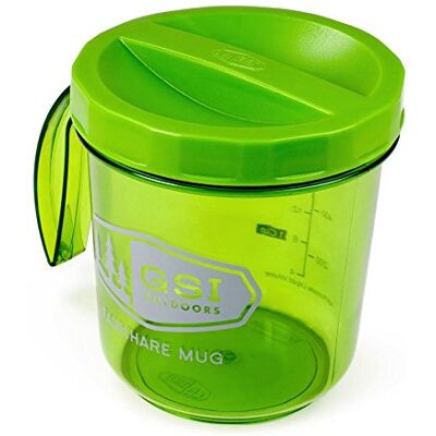 GSI Outdoors – Fairshare Mug II, Superior Backcountry pentole dal 1985, Unisex, Green GSI Outdoors – Fairshare Mug II, Superior Backcountry pentole dal 1985, Unisex, Green